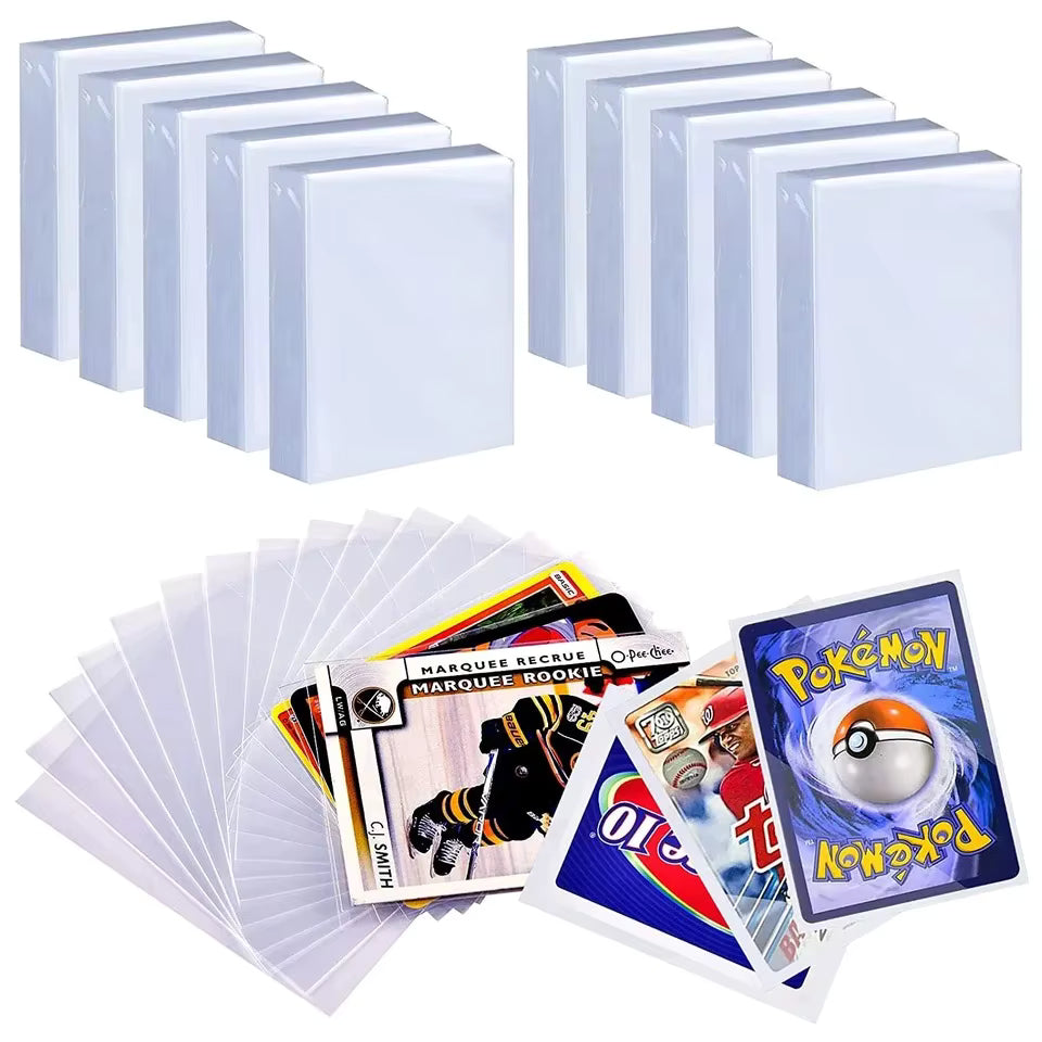 Sleeves transparents de 3 x 4 pour cartes de taille standard