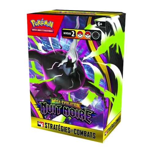 JCC Pokémon : Boîtier Stratégies et Combats Méga-Évolution – Nuit Noire