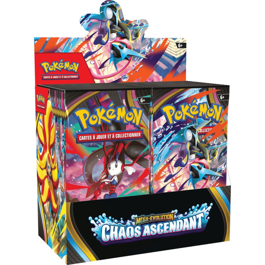 JCC Pokémon : Méga-Évolution - Chaos Ascendant - Boîte de 36 Boosters